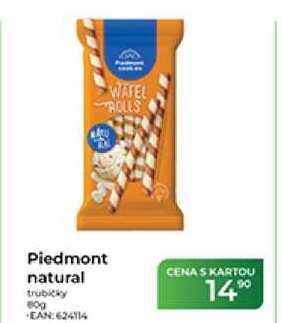 Piedmont natural trubičky 80g 