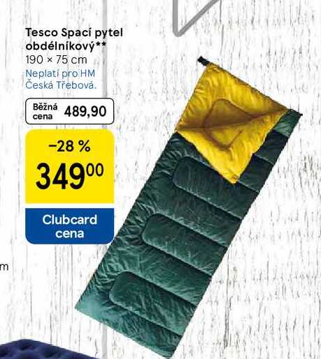 Tesco Spací pytel obdélníkový