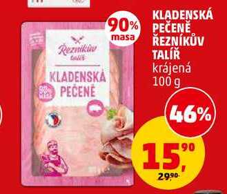 KLADENSKÁ PEČENĚ ŘEZNÍKŮV TALÍŘ, 100 g