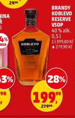 BRANDY KOBLEVO RESERVE VSOP, 0,5 l