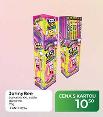 JohnyBee žvýkačky XXL acido gumetro 70 g