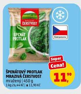ŠPENÁTOVÝ PROTLAK MRAZIVÁ ČERSTVOST, 450 g