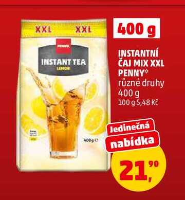 INSTANTNÍ ČAJ MIX XXL PENNY, 400 g