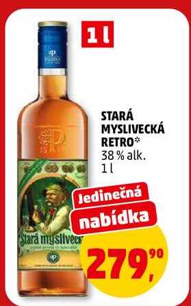 STARÁ MYSLIVECKÁ RETRO, 1 l
