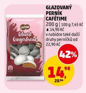 GLAZOVANÝ PERNÍK CAFÉTIME, 200 g