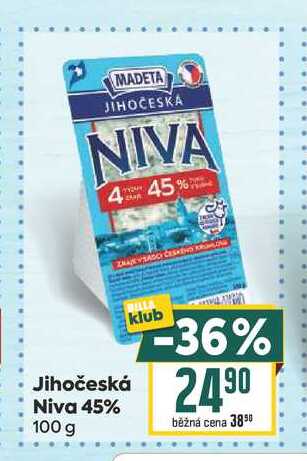 Jihočeská Niva 45% 100 g