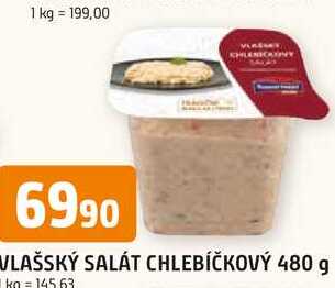 VLAŠSKÝ SALÁT CHLEBÍČKOVÝ 480 g