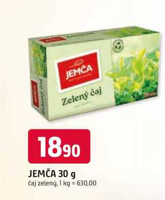 JEMČA 30 g čaj zelený