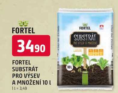 FORTEL SUBSTRÁT PRO VÝSEV A MNOŽENÍ 10 L