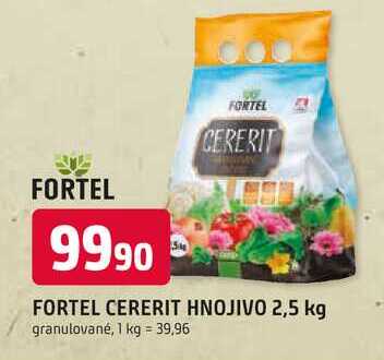 FORTEL CERERIT HNOJIVO 2,5 kg granulované