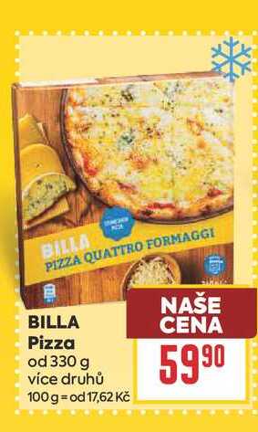 BILLA Pizza od 330 g 