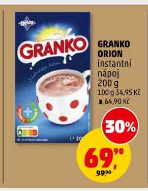GRANKO ORION instantní nápoj, 200 g