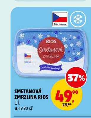SMETANOVÁ ZMRZLINA RIOS, 1 l