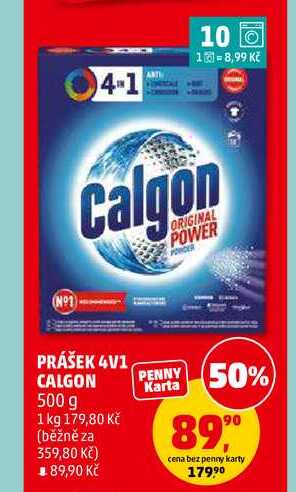PRÁŠEK 4V1 CALGON, 500 g