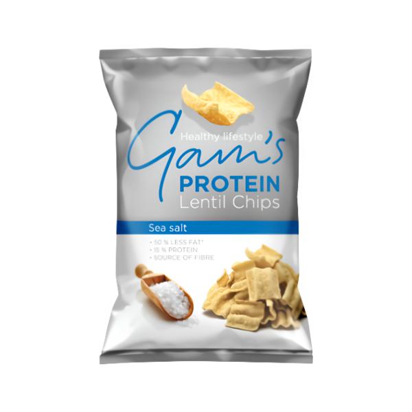 Gam's Protein Lentil Chips Mořská Sůl