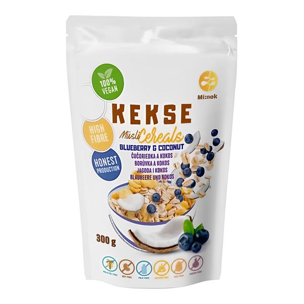 Kekse Cereálie Borůvka a kokos bez lepku