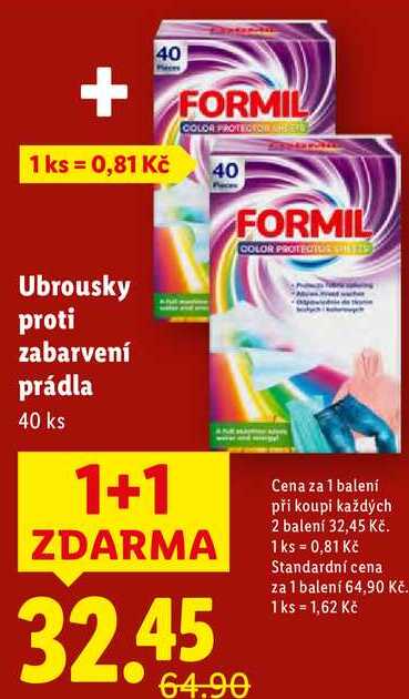 Ubrousky proti zabarvení prádla, 40 ks