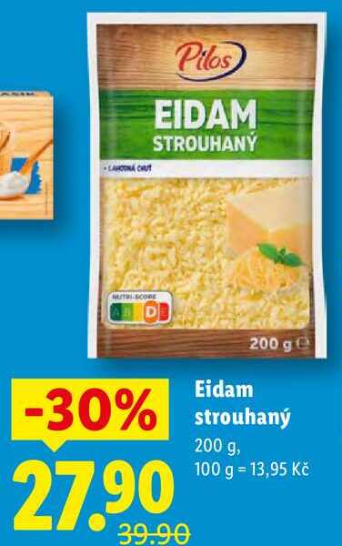 Eidam strouhaný, 200 g