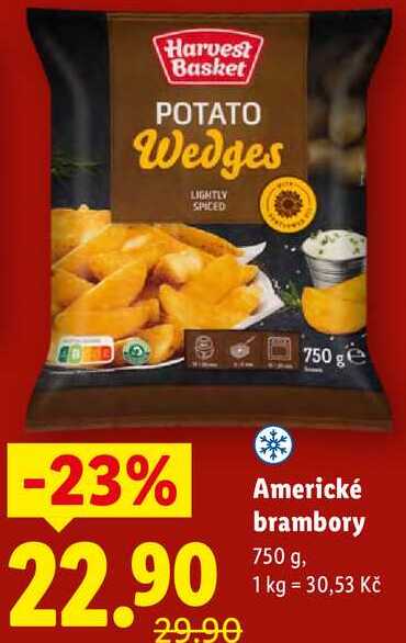 Americké brambory, 750 g