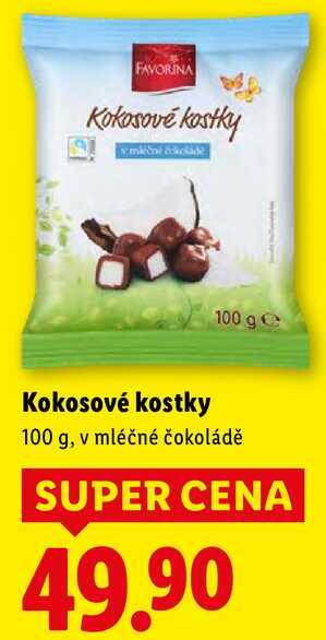 Kokosové kostky, 100 g