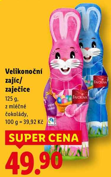 Velikonoční zajíc/zaječice, 125 g