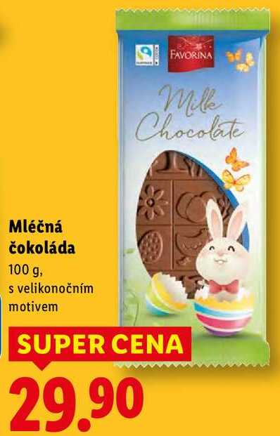 Mléčná čokoláda, 100 g