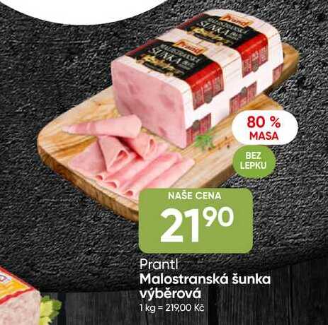 Malostranská šunka výběrová 100g