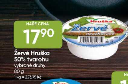 Hruska Žervé neochucené 80g
