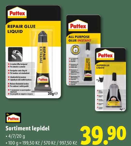 Sortiment lepidel, 4/7/20 g