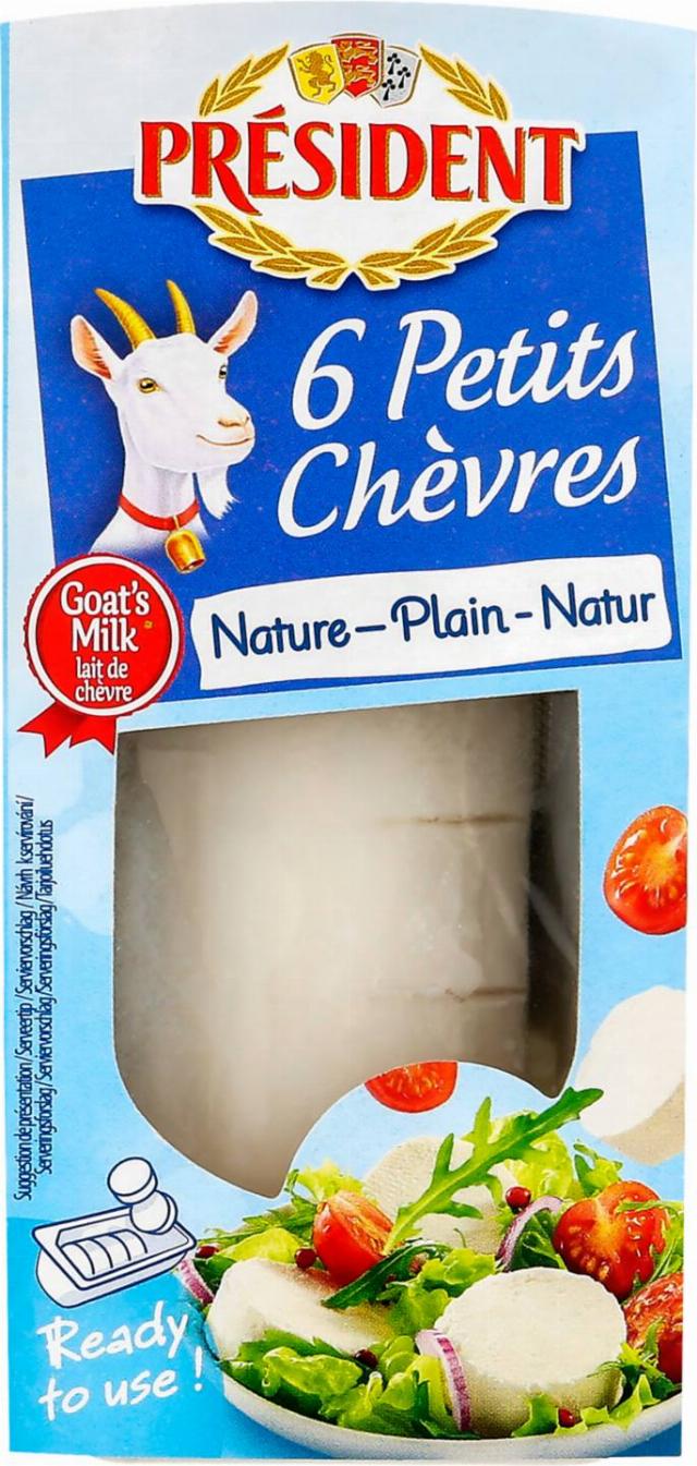 PRÉSIDENT 6 Petits Chèvres přírodní kozí sýr