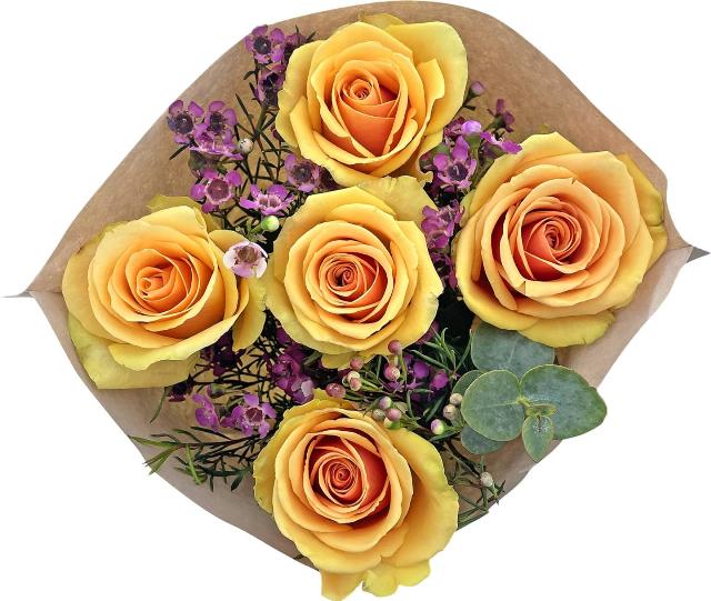 Kytice růže s přízdobou