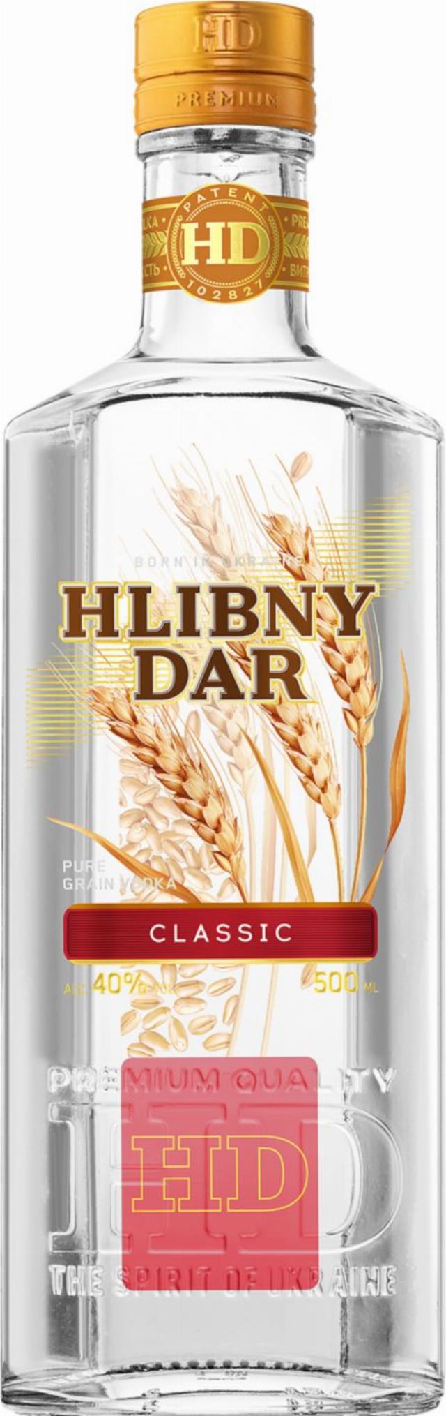 Hlibny Dar Vodka 40%
