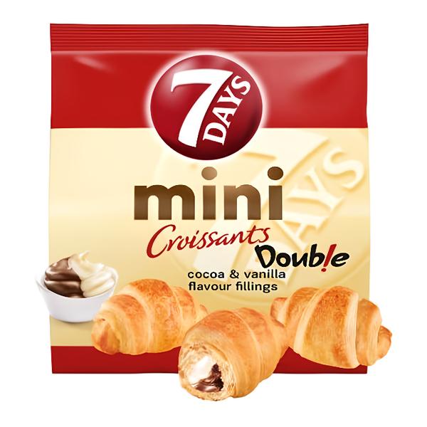 7 Days Croissant mini s kakaovou a vanilkovou příchutí