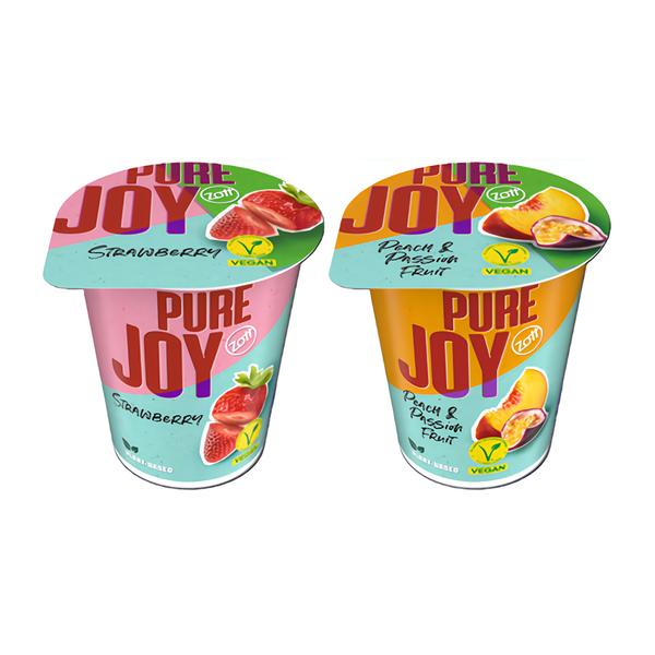 Zott Pure Joy Vegan mix příchutí (Jahoda, Broskev a marakuja)