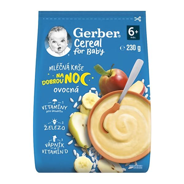 Gerber Cereal mléčná kaše ovocná  Dobrou noc