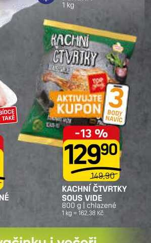 KACHNÍ ČTVRTKY SOUS VIDE 800g