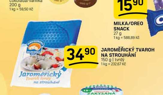 JAROMĚŘICKÝ TVAROH NA STROUHÁNÍ 150 g