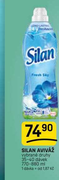 SILAN AVIVÁŽ vybrané druhy 35-40 dávek 770-880 ml 