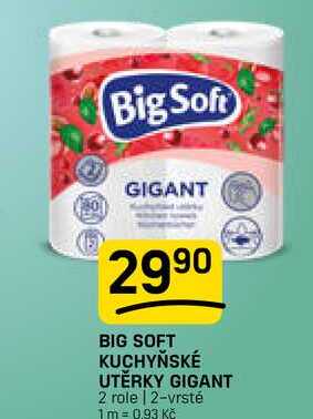 BIG SOFT KUCHYŇSKÉ UTĚRKY GIGANT 2 role