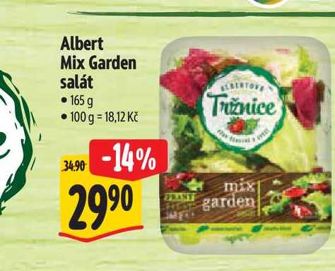 Albert Mix Garden salát  165 g 