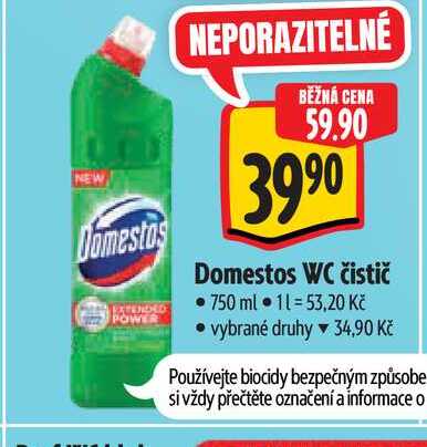 Domestos WC čistič 750 ml