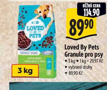 Loved By Pets Granule pro psy 3 kg