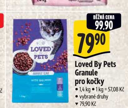 Loved By Pets Granule pro kočky 1,4 kg