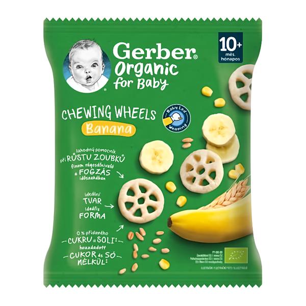 Gerber BIO Organic křupavá kolečka s banánem