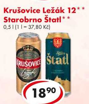 Starobrno Štatl, 0,5 l