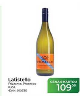 Latistello Frizzante, Prosecco 0,75 l