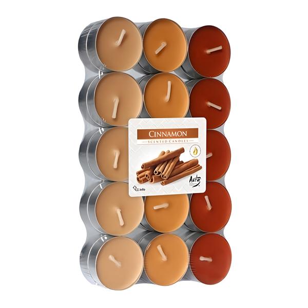 Aura Svíčka čajová vonná - skořice