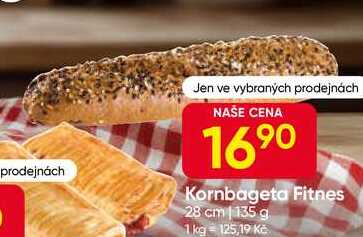 Kornbageta Fitnes 28 cm 135 g
