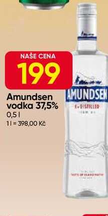 Amundsen vodka 0,5l, vybrané druhy