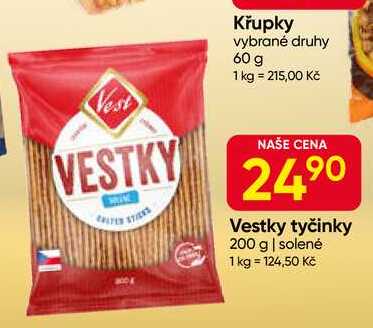 Vestky tyčinky 200 g